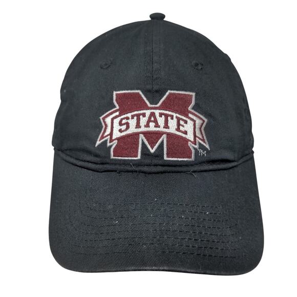 Mississippi State Snapback Hat Black OSFM Embroidered Logo Adjustable NCAA - Picture 1 of 8